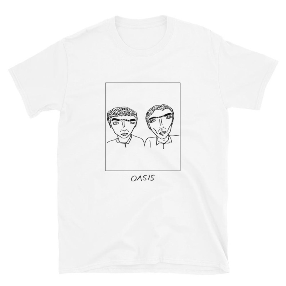 Badly Drawn Celebrities - Oasis - Liam & Noel Gallagher - Unisex T-Shirt